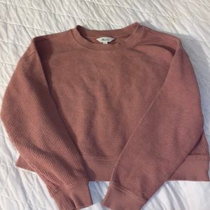 Pink Cropped Sweater